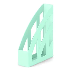 Лоток вертикальный "Office, Pastel Mint" 75мм, пластик, мятный, ErichKrause