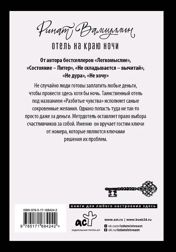 Книга Отель на краю ночи (Ринат Валиуллин) — 2
