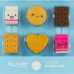 Набор ластиков «Десерт», 6 штук