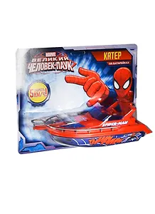 Катер Спайдер-Мен (V9013A-R) (180895) (28х23см) (Играем вместе) (на бат.) (блистер) (в кор. 6х12шт)