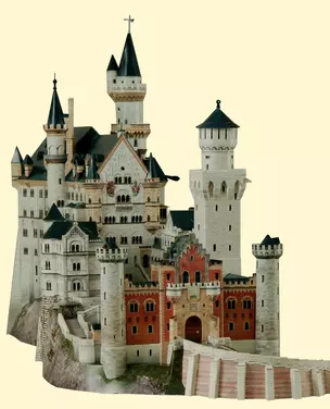 Модель, сборная, Умная бумага, Замок Neuschwanstein, 1:250 — 2170537 — 1