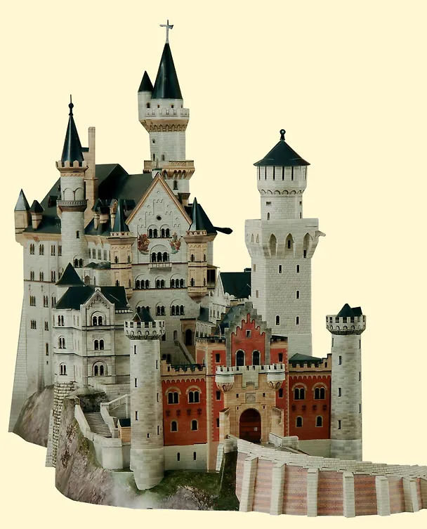 3D конструктор «Замок Neuschwastein», Умная Бумага 2170537 — 1
