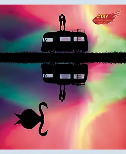 Тетрадь в клетку Listoff, "DIY Collection. Волшебный вечер", 48 листов, в ассортименте