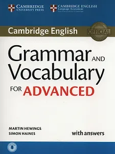 Gr and Voc for Adv Bk w/ans + Aud