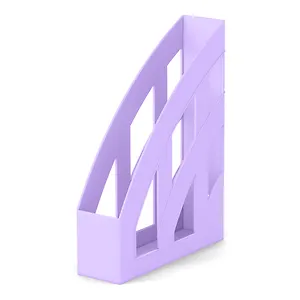 Лоток вертикальный "Office, Pastel" 75мм, пластик, фиолетовый, ErichKrause