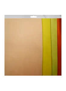 Набор феТетрадь листовой Осенняя листва (HY110130) (20х30см) (1,4мм) (4цв.) (Hobby and You) (упаковка)