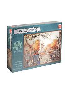 Пазл 1000 (13016) Деревенская площадь (Anton Pieck) (коробка)