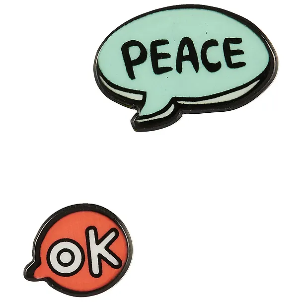 Набор значков Peace (акрил) 2745108 — 2