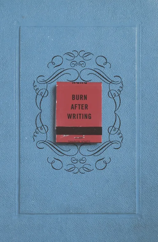 Книга Burn After Writing (Sharon Jones) — 1