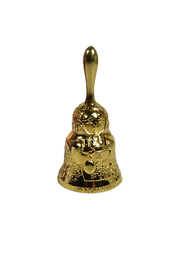Колокол Матрешка (металл цв.золото) (034M-G18K) 2365493 — 1