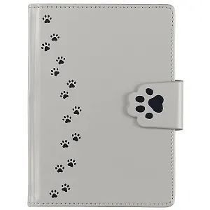 Книга для записей «Mur-mur», серебряная, 96 листов, А5–