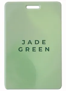 Чехол для карточек вертикальный Monochrome Jade Green