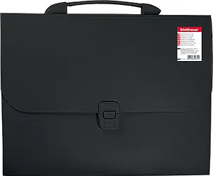 Папка-портфолио "ATTACHE" 12отделений, черная, Erich Krause