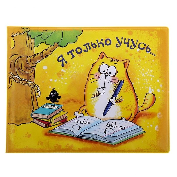 Обложка на зачетную книжку «Котэ. Я только учусь» 2444849 — 1