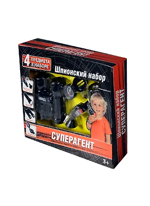 Шпионский набор Суперагент (B510953-R) (167486) (4 предмета) (3+) (Играем вместе) (коробка) 2391726