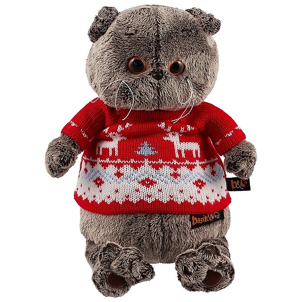 Игрушка мягкая Budi Basa, Басик в свитере с оленями (В1) 2682821 — 1