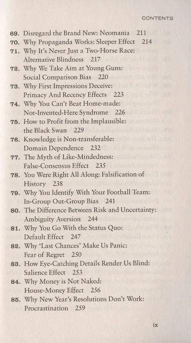 Книга The Art of Thinking Clearly: Better Thin (Rolf Dobelli) — 6