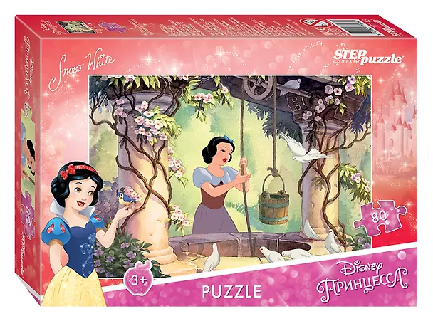 Пазл Disney - 5 Step puzzle 80эл 23х16,5см, в ассортименте 77148 2496112 — 5