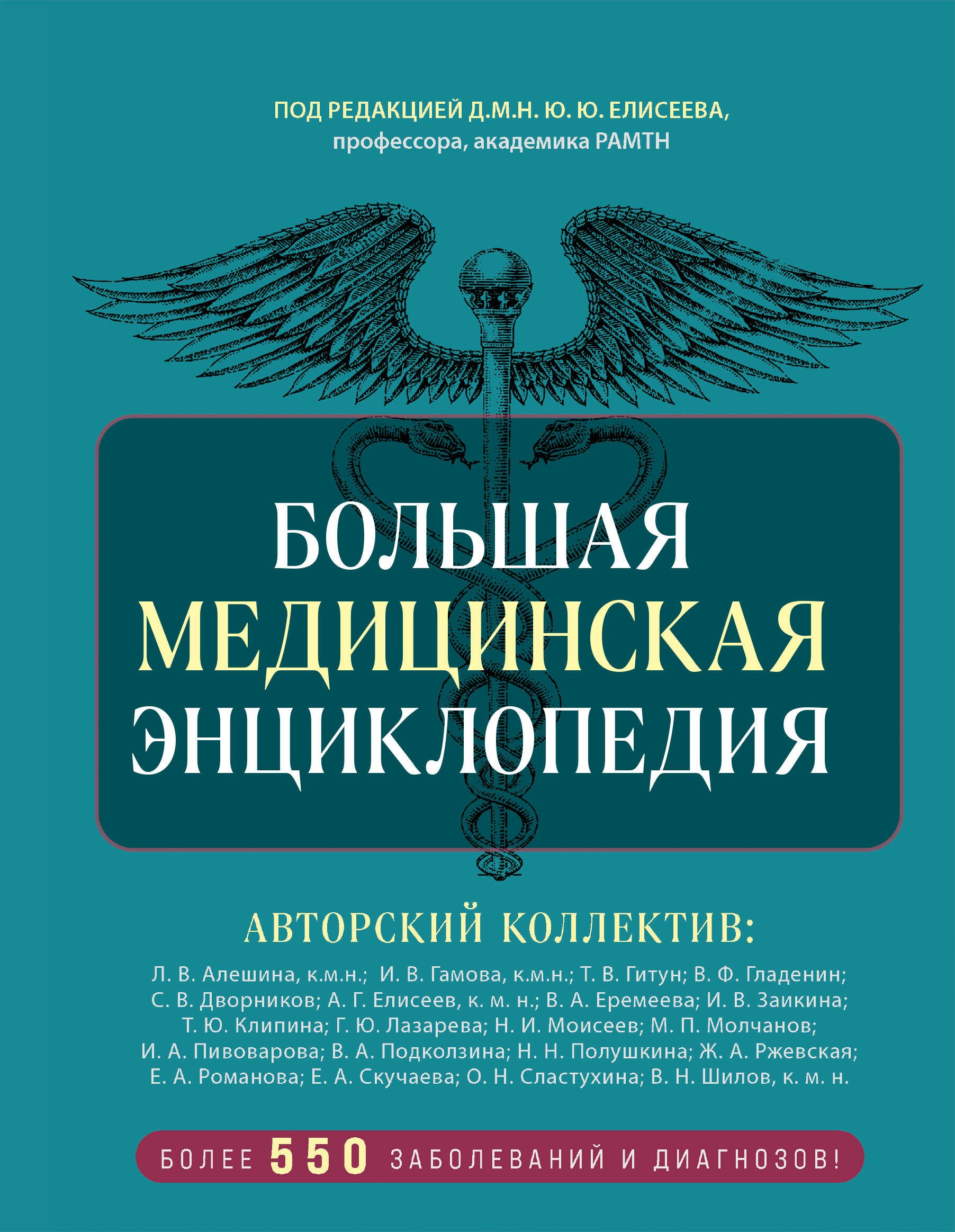 

Большая медицинская энциклопедия. Более 550 заболеваний и диагнозов с полным описанием