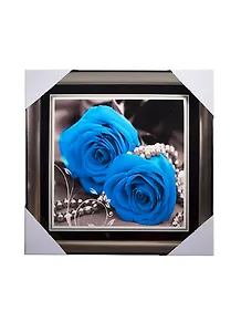 Картина Голубые розы и жемчуг (31х31) (831918)