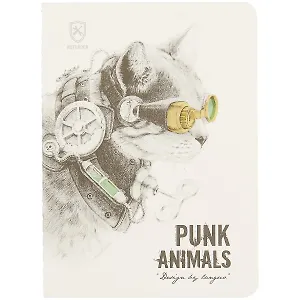 Записная книжка «Punk animals», 24 листа, А6
