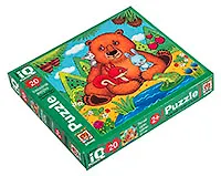 IQ Пазл МАКСИ 20 эл. Добрый мишка
