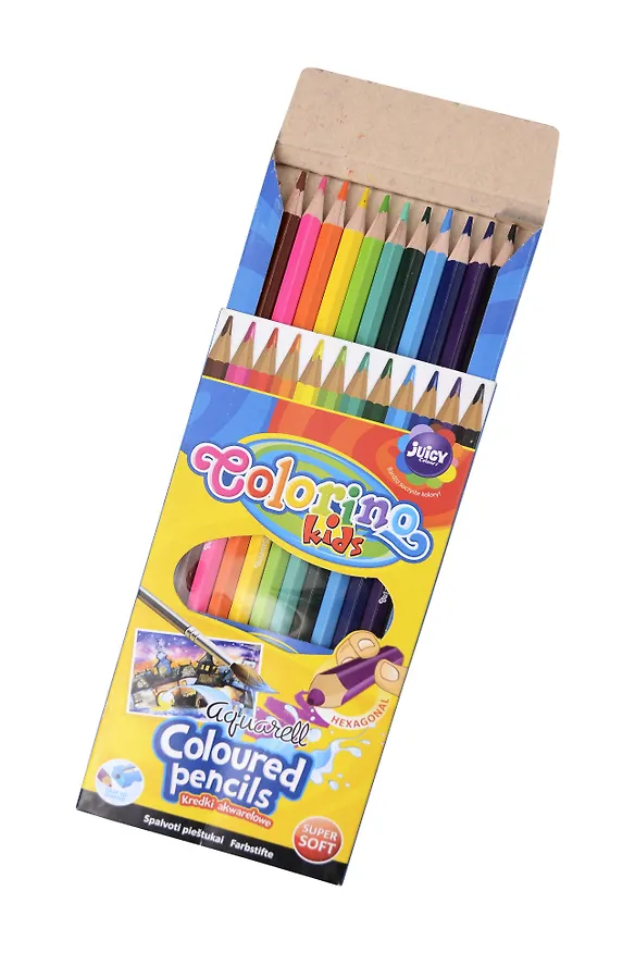 Карандаши цветные Colorino, Kids, акварельные 12 цветов 241153 — 3