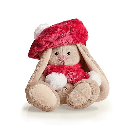 Мягкая игрушка Зайка Ми в красной беретке (15 см) (SidXm026) 2394728 — 1