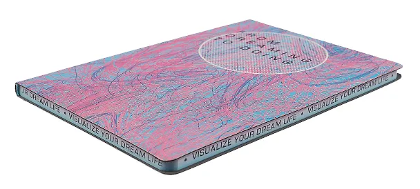 Книга для записей А5 80л "Dream book. № 4" иск.кожа, комбинир.блок 3004606 — 2