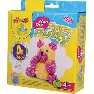 Шариковый пластилин крупнозернистый незаст. (82997) (4 цв) (7гр) (Hobby Kit) 2293062 — 1