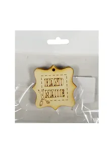 Бирка Handmade 3 комплект 3 шт. (2150398) (5х5см) (игрушка из дерева) (упаковка)