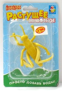 Растущее животное Жуки (Т53563) (6 вид.) (блистер)
