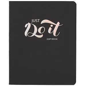 Тетрадь в клетку Listoff, "Total Black. Quote", 48 листов, в ассортименте