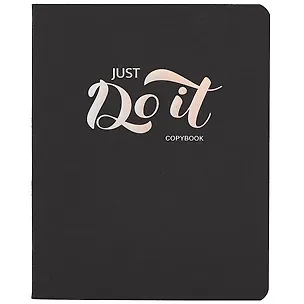 Тетрадь в клетку Listoff, "Total Black. Quote", 48 листов, в ассортименте 259491