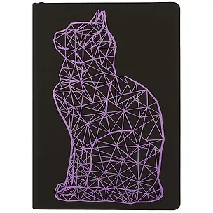 Книга для записей в линейку «Starlight. Кошка», B6, 80 листов + 48 наклеек 252638