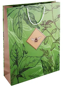 Пакет Аз 42*33*10 "Природа" нейтр., бум.мат.ламинат