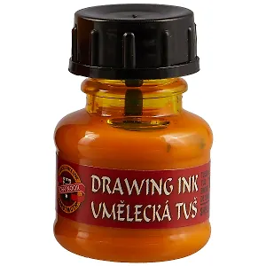 Тушь художественная 20 мл желтая