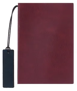 Ежедневник недат. А5 160л 146х211 мм "Шеврет" бордовый, иск.кожа, мягкий переплет, блинт.тиснение, офсет, закладка, 2 ляссе, инд.уп