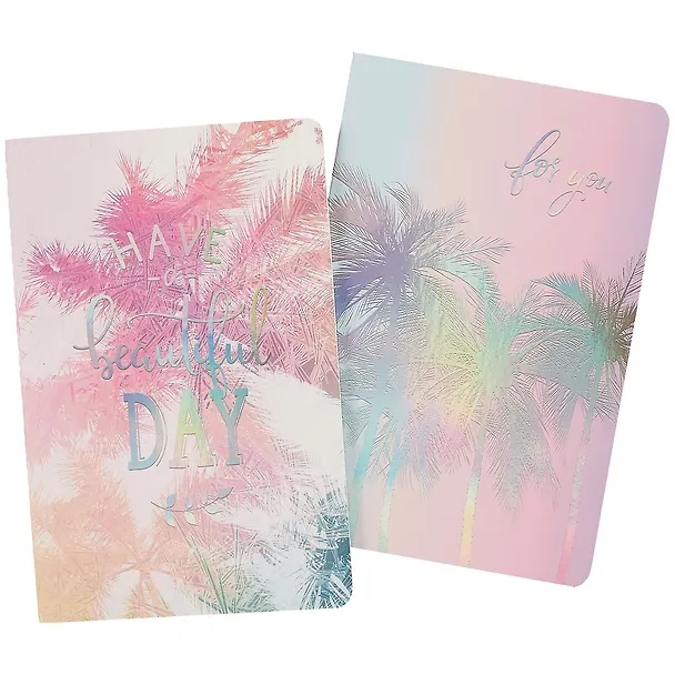 Тетрадь общая «Pastel palms», 32 листа в клетку, А5, в ассортименте - Kairui 257677 — 4