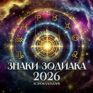 Календарь 2026г 300*300 "Астрокалендарь 2026. Знаки Зодиака" настенный, на скрепке 3120501