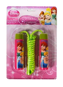 Скакалка детская пласт. Принцессы Disney (AJ779-2JRPR (144)) (180780) (в ассорт.) (блистер) (в кор. 2х72шт)