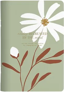 Тетрадь 48л кл. "April", ромашка, карт.обл., микротекстурирование, ламинация, скрепка