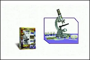 Микроскоп для школы (100х-900х) (8+) (9001PS) School Microsope Set 2291779