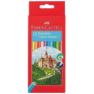 Карандаши цветные Faber-Castell, "Замок", 12 цветов