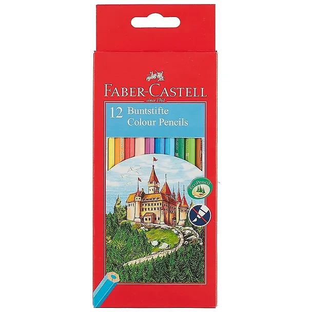 Карандаши цветные Faber-Castell, "Замок", 12 цветов 214010 — 1