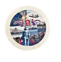 Сувенир, Тарелка Архангельск Коллаж 20см (дерефо, фото)