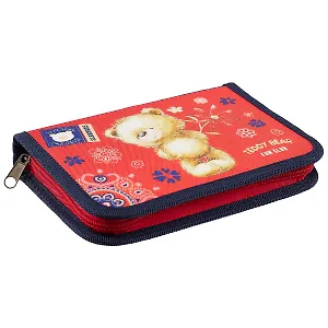 Пенал с наполнением «Teddy Bear», 17 предметов, 19.5 x 13.5 см