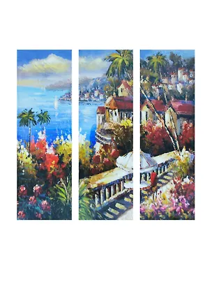 Картина-репродукция из трех частей (без рамки) (29046) (78х80х3) 2345353