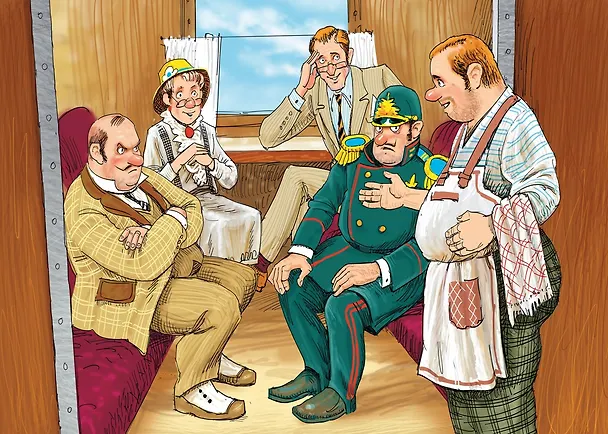 Книга Фрёкен Сталь, разбойники и паровоз (Ян-Олаф Экхольм) — 14