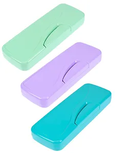 Пенал школьный пластмассовый, прованс, ассорти, Проф пресс